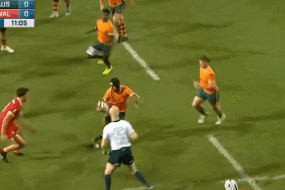 Trayvon Pritchard suffered a serious injury during a hip tackle against Wales at the World Junior Championships.