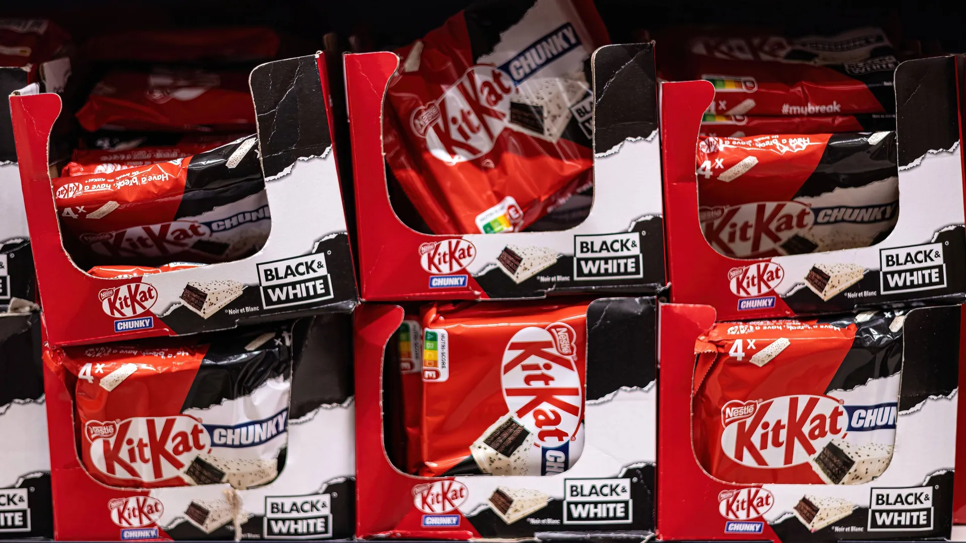 KitKat bars at the supermarket: Twelve tons of the treat have disappeared without a trace. (symbol image) KitKat bars at the supermarket: Twelve tons of the treat have disappeared without a trace. (symbol image)