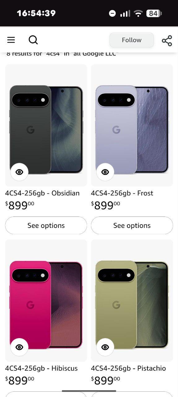 Pixel 11 listing on Amazon