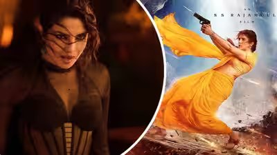 'Varanasi': Priyanka Chopra stuns as Mandakini in 'fierce' new look from S.S.'s epic Rajamouli traveling the world