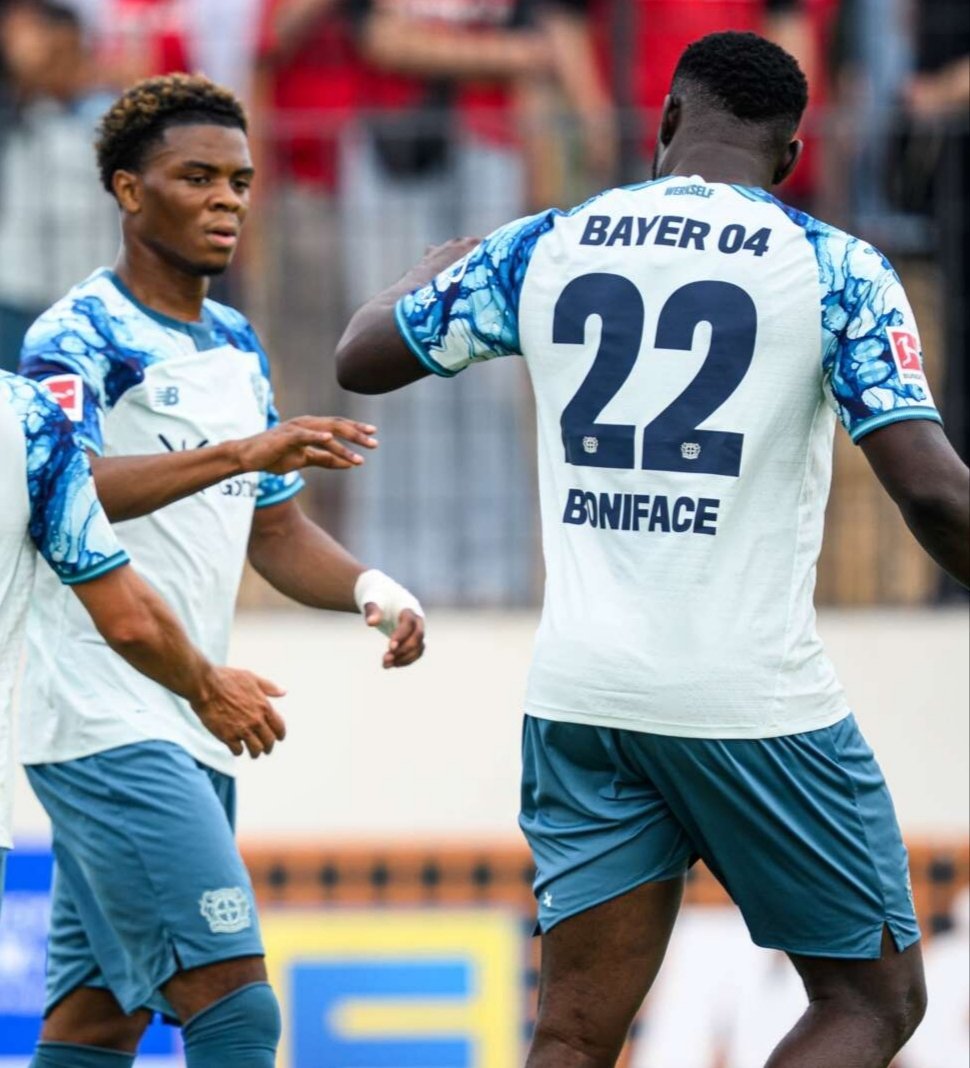 Victor Boniface conducts a new test with the German side