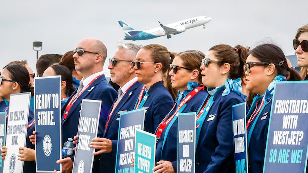 WestJet allows passengers to change or cancel certain flights due to threat of strike 13 WestJet allows passengers to change or cancel certain flights due