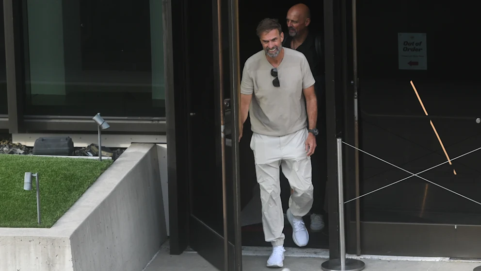 World Cup 2026: first meeting of DFB with Red Bull! Klopp before working as national team coach | sport 11 Jurgen Klopp (59) and his adviser Kosicke (55) after a summit with the German Football Association last week in New York.