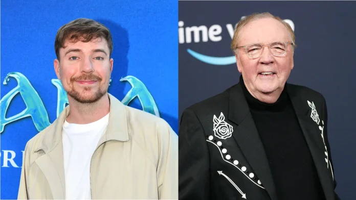 MrBeast (left) and James Patterson
