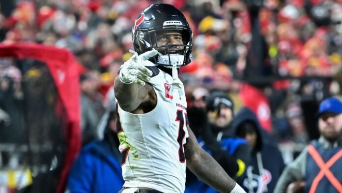 Source: Texans' Nico Collins (hamstring) uncertain for Week 2