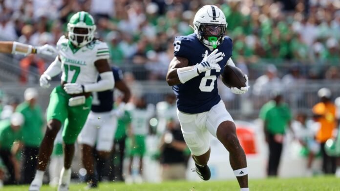 Penn State leading WR Koby Howard questionable vs. Wisconsin