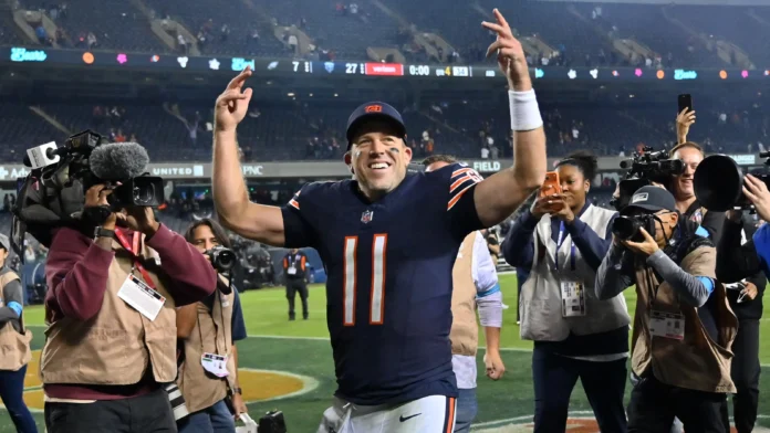 Case Keenum wonderful interview with Scott Van Pelt after Bears win