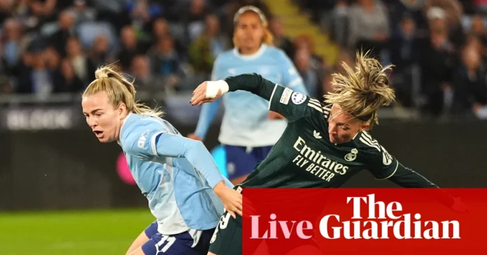 Manchester City v Real Madrid: Women’s Champions League – live