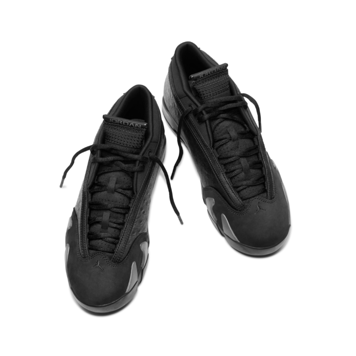 Air Jordan 14 Retro Low SP Black Pack (top).