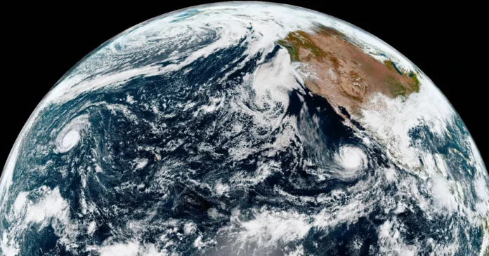 Nolo changes from a hurricane to a typhoon after crossing the international date line
